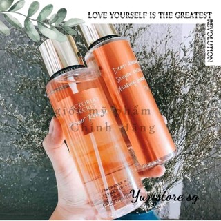 🆈🆄🆁🅸 - Xịt Thơm Body Victoria’s Secret Amber Romance Shimmer New 2019