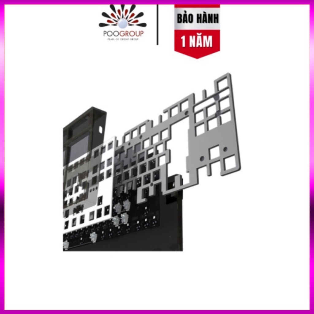 Khuyến mãi Kit bàn phím cơ FL-Esports MK870 3 Mode sẵn foam   ( sal