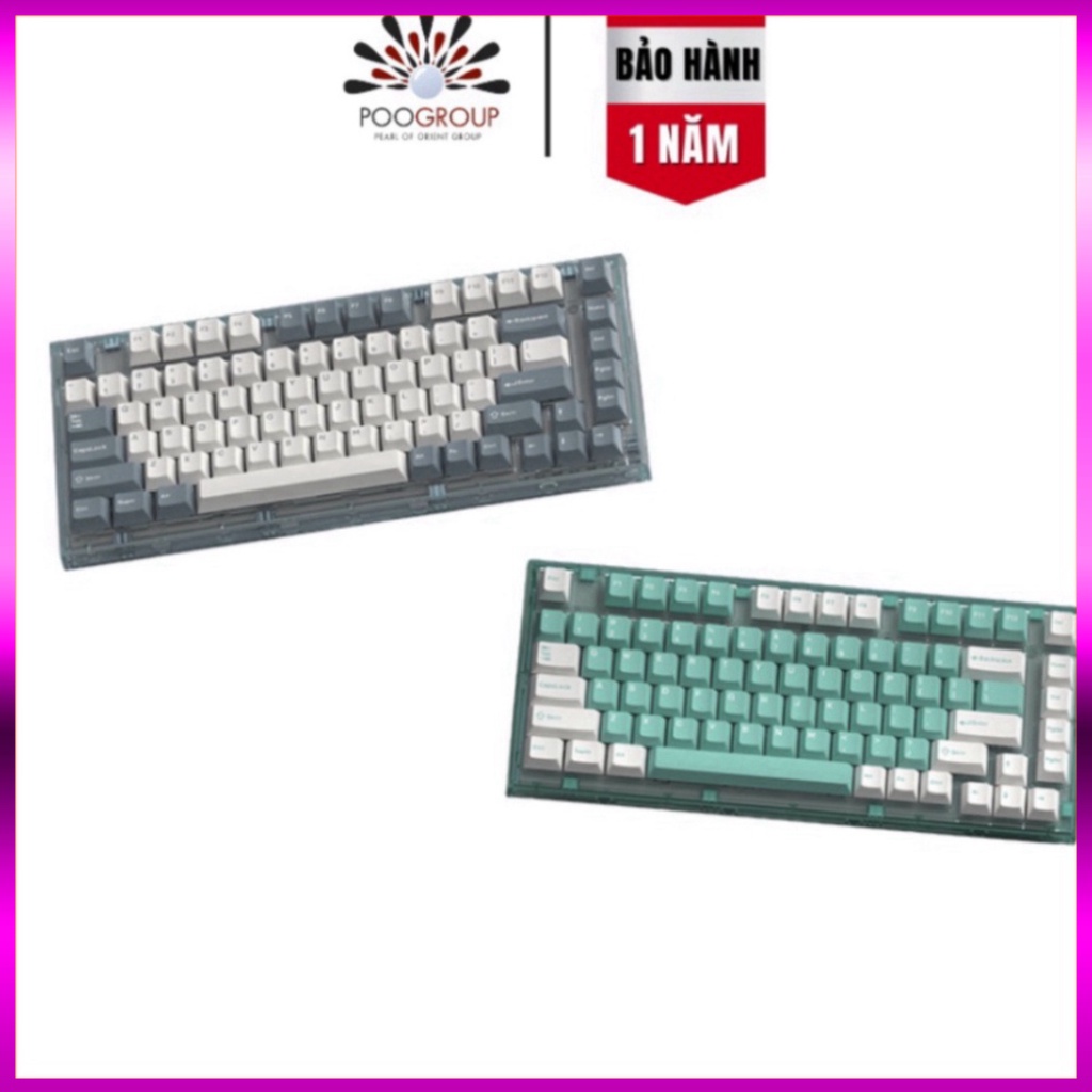 Khuyến mãi Bàn Phím Cơ FL-Esports Q75 3 Mode Blue Haze - Led RGB-Hot Swap có 3 chế độ kết nối: USB / 2.4 / Bluetooth ( s