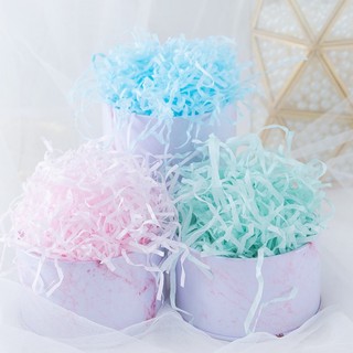 100Gr Giấy sợi, giấy rơm trang trí lót hộp quà tặng, phụ kiện trang trí, hangthuan87