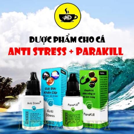 An ti Stress & Para Kiu - Hỗ trợ Dưỡng cá và phòng các loại nấm cho cá cảnh lọ 20 ML