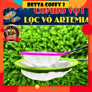 Combo Vợt Lọc Vỏ Trứng Artemia - BETTA COFFY - XEM KĨ PHÂN LOẠI