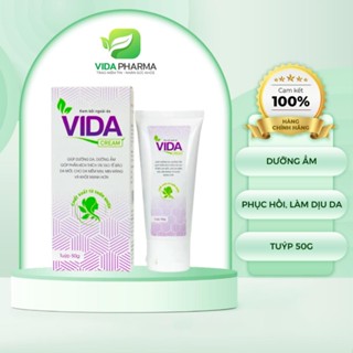 Kem Bôi Vida Cream Hỗ Trợ Các Bệnh Viêm Da Cơ Địa, Mẩn Ngứa, Mụn Nhọt Mờ Thâm Hiêu Quả 100g - Vida Pharma