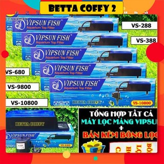 Máy bơm lọc máng hồ cá vipsun vs 188 - 288 - 388 - 680 - 9800 - 10800 - xem kĩ phân loại
