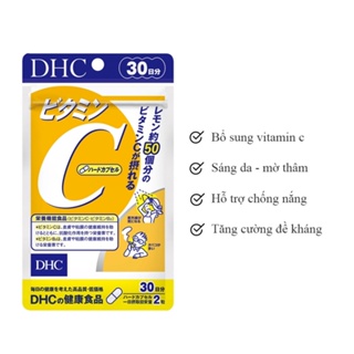 Viên uống vitamin C DHC 30 ngày - 60 ngày Nhật Bản