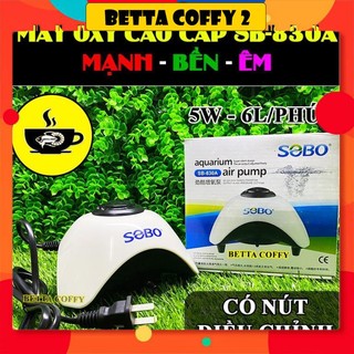 Máy Sủi Oxi 1 Vòi Sịn Sò SOBO - Oxy 830A - ĐỘC QUYỀN TẠI BETTA COFFY