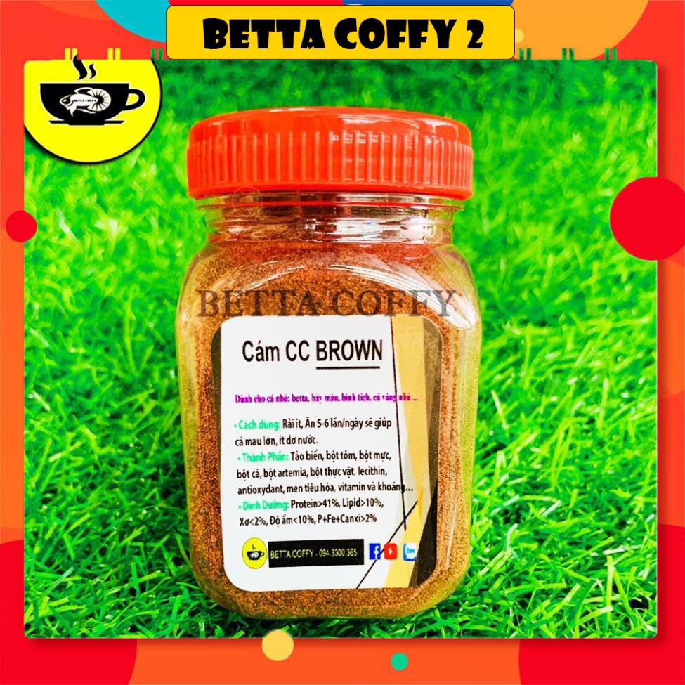 🍰 Thức ăn cho cá 7 màu & betta con - Cám CC Brown 🐣