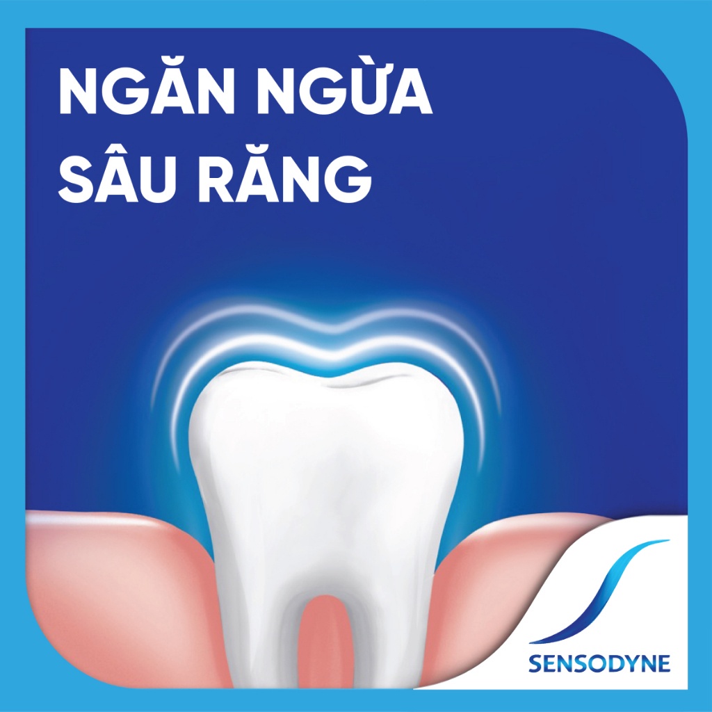 Bộ 2 Kem đánh răng SENSODYNE Deep Clean 100g giúp giảm ê buốt hiệu quả, sạch sâu cho hơi thở thơm mát