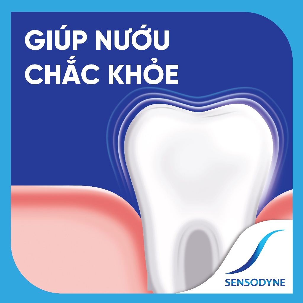 Kem đánh răng SENSODYNE Deep Clean 160g giúp giảm ê buốt hiệu quả, sạch sâu cho hơi thở thơm mát