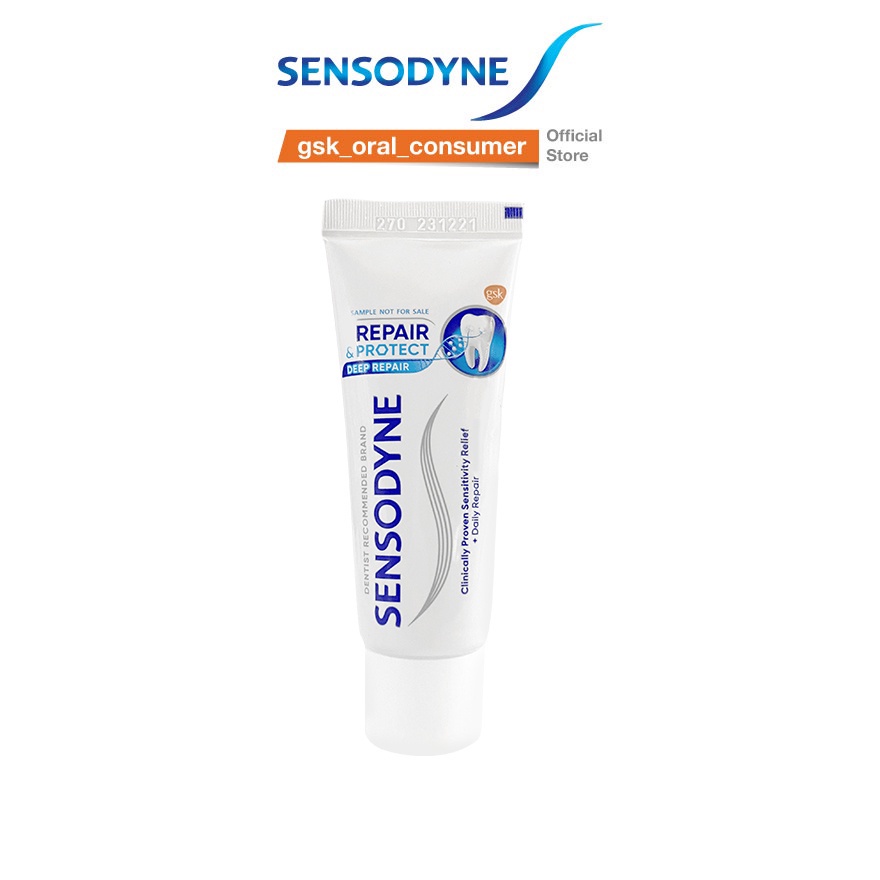 (Quà tặng không bán) KĐR Sensodyne Repair & Protect deep repair 18g/ tuýp