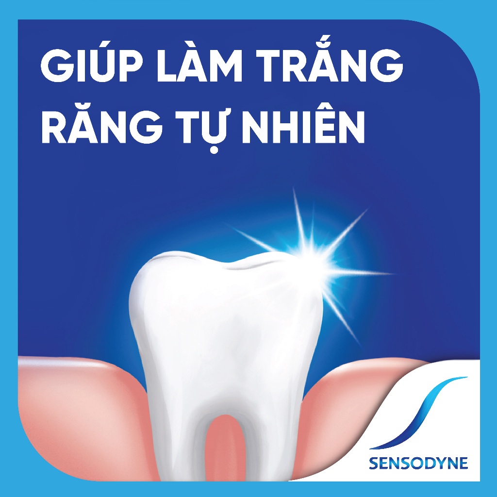 Bộ 2 Kem đánh răng SENSODYNE Gentle Whitening 160g giúp giảm ê buốt hiệu quả và làm trắng răng tự nhiên