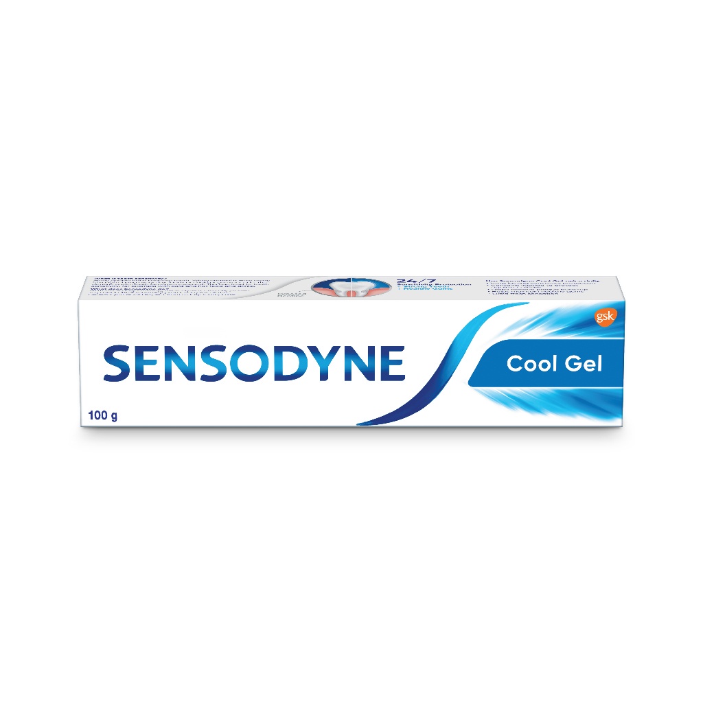 Bộ 2 Kem đánh răng SENSODYNE Cool Gel 100g giúp giảm ê buốt hiệu quả với hương bạc hà mát lạnh