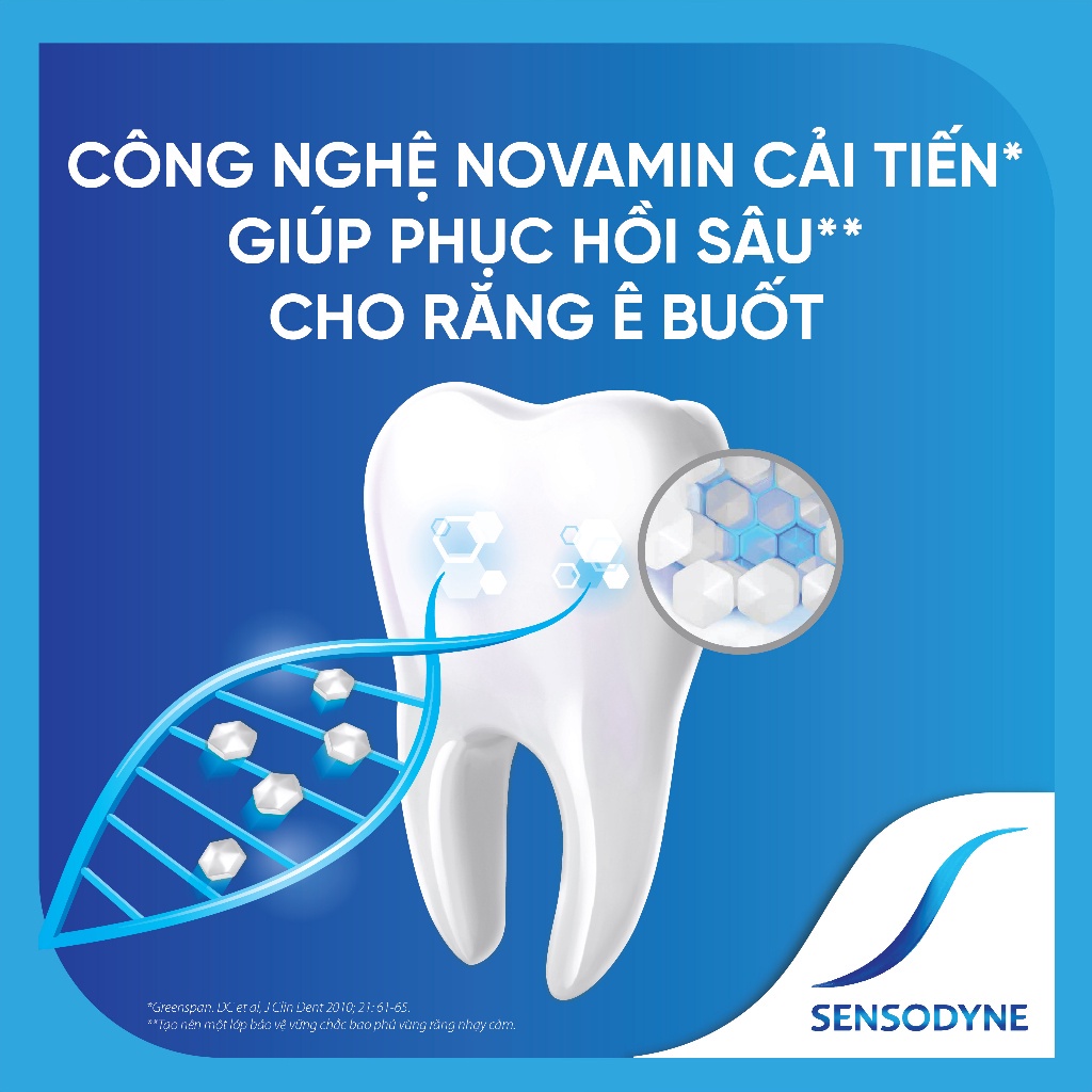 Kem đánh răng SENSODYNE Repair & Protect Deep Repair 100g giúp phục hồi sâu và bảo vệ răng ê buốt