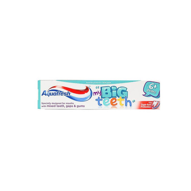 Kem đánh răng Aquafresh Big Teeth 50ml - dành cho trẻ từ 6 tuổi