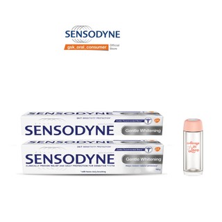Bộ 2 Kem Đánh Răng Sensodyne Gentle Whitening 100g/tuýp -Tặng 1 bình nước 1 lít
