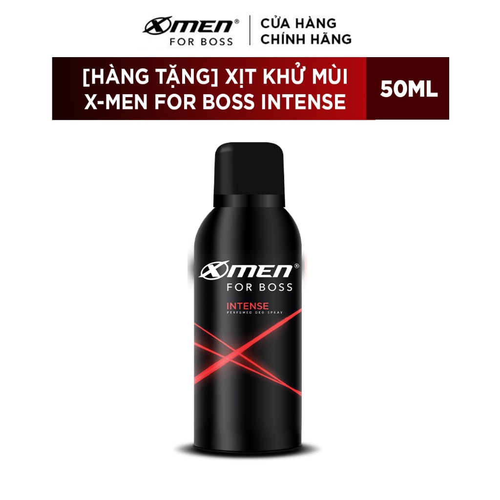 [Hàng tặng không bán] Xịt khử mùi X-Men for Boss Intense 50ml