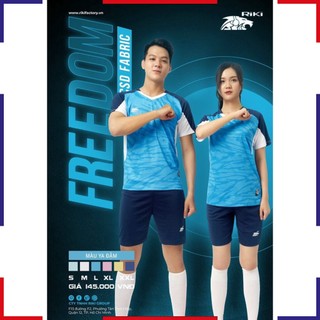 Đồ quần áo đá bóng riki freedom thoáng khí, thoát mồ hôi cực tốt