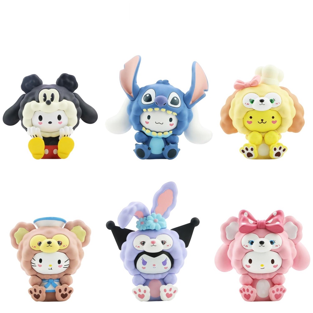 SANRIO Kuromi Đồ trang trí Nhân Vật Phim Hoạt Hình Sesame Street Đáng Yêu
