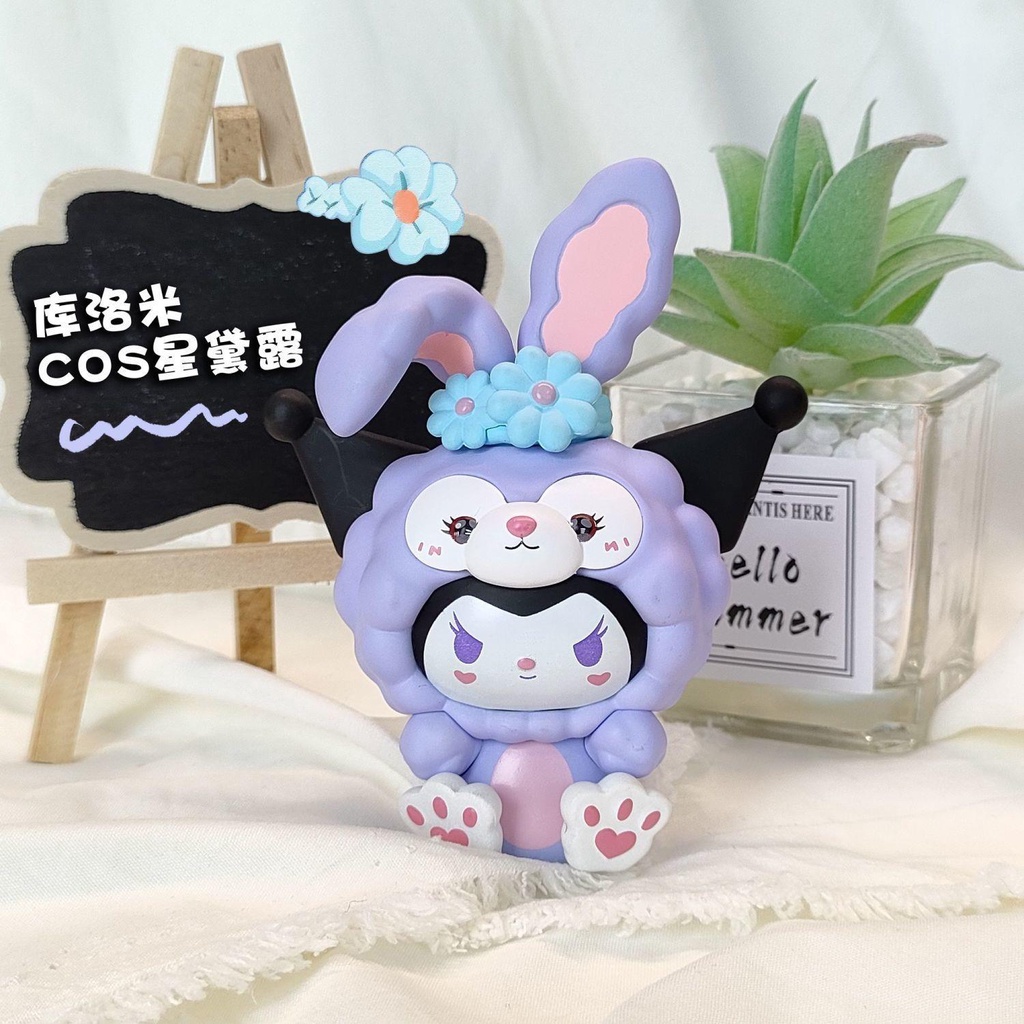 SANRIO Kuromi Đồ trang trí Nhân Vật Phim Hoạt Hình Sesame Street Đáng Yêu