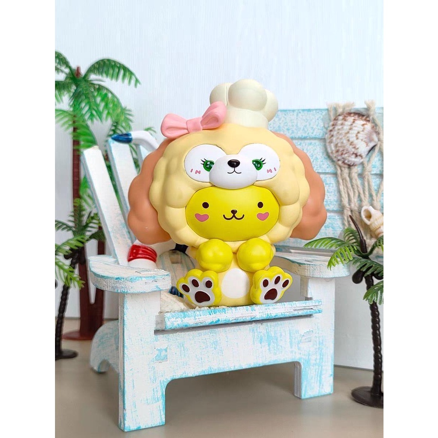 SANRIO Kuromi Đồ trang trí Nhân Vật Phim Hoạt Hình Sesame Street Đáng Yêu