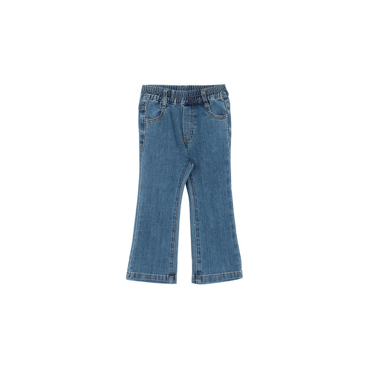 Xinxin ~ Quần Jean Ống Loe mini Thoải Mái Thời Trang Mùa Thu 2023 Phong Cách Phương Tây Dễ Phối Đồ Dành Cho Bé Gái