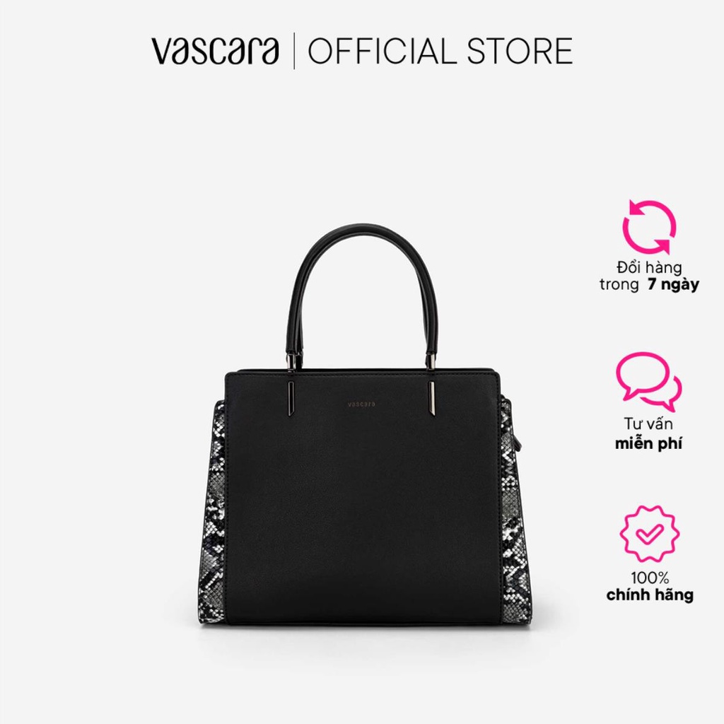 Vascara Túi Tote Phối Layer Vân Da Rắn - TOT 0090