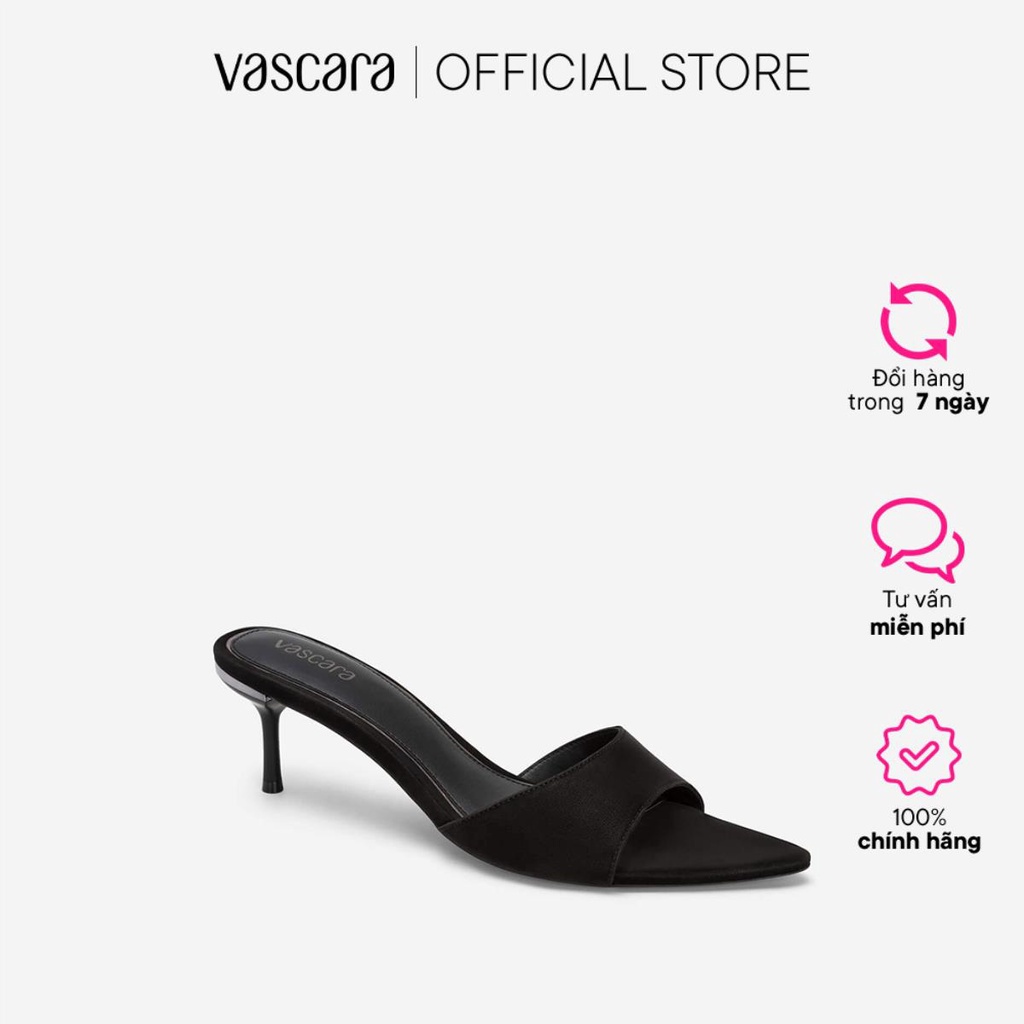 Vascara Guốc Mũi Nhọn Da Nhung - GNN 0180