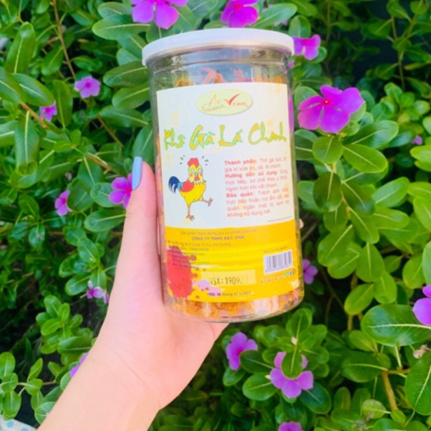 500G KHÔ GÀ LÁ CHANH LOẠI 1 VỊ CAY VỪA SIÊU NGON
