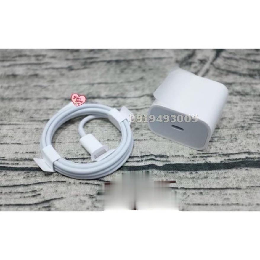 Dây Sạc Nhanh 20W, Củ Sạc Nhanh PD 20W, Bộ Sạc Nhanh Cho Điện Thoại X/Xsmax/11/12/13/14++ BH 1 năm PUCEN