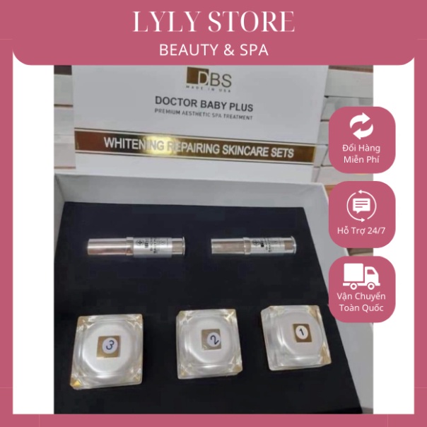 [SALE]  Set trắng da, chống lão hóa Doctor Baby Plus - Lyly Store