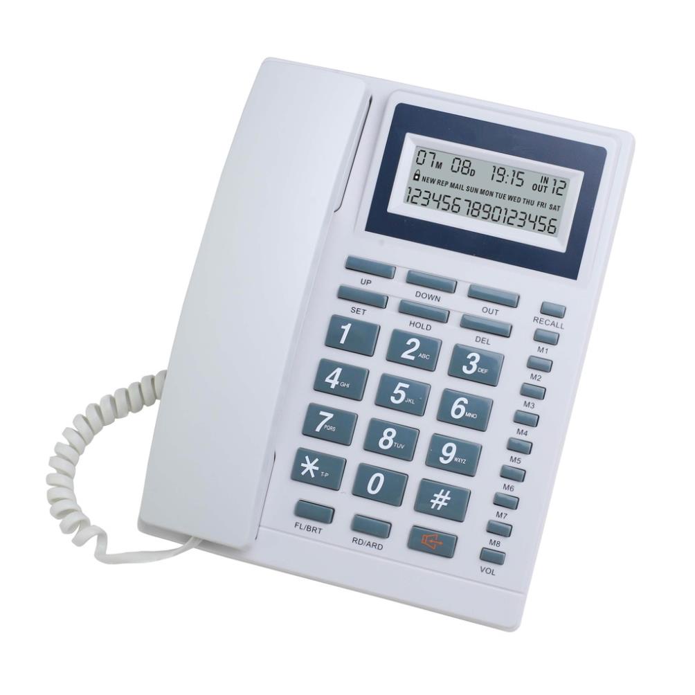 Máy điện thoại cố định có dây, để bàn hiện số gọi đi và gọi tới, dùng cho gia đình, khách sạn, văn phòng cty. MCT1540