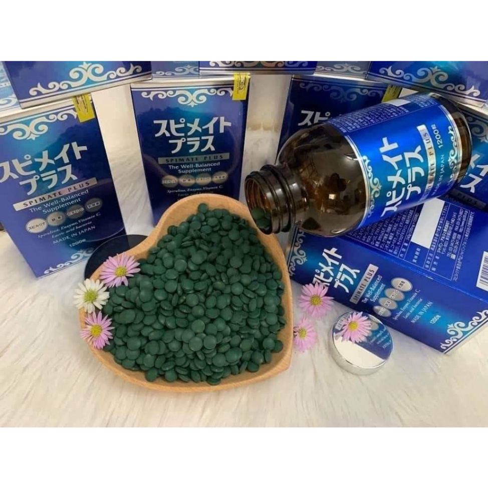 Tảo xoắn Nhật Bản Spimate Plus ,Beauty Spirulina tăng sức đề kháng