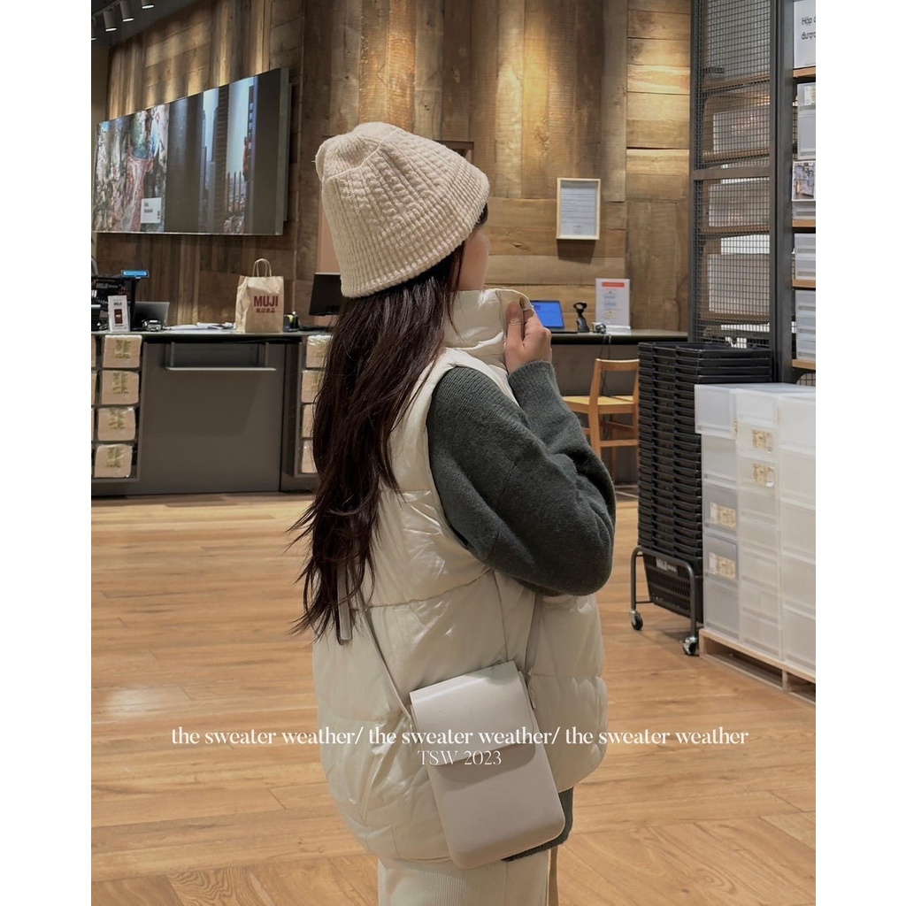 Áo Phao Gile Trơn Dáng Basic siêu hot form rộng phong cách hà Quốc-GILEPHAO8517