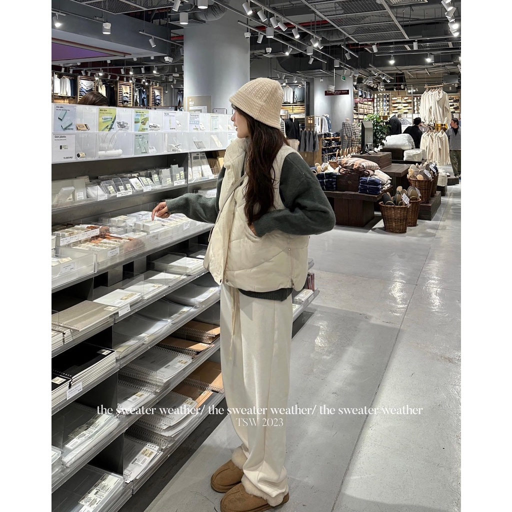 Áo Phao Gile Trơn Dáng Basic siêu hot form rộng phong cách hà Quốc-GILEPHAO8517