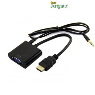 Cáp chuyển HDMI ra VGA - Hdmi ra vga & av ( có âm thanh ) Chất lượng tốt Full HD 1080p