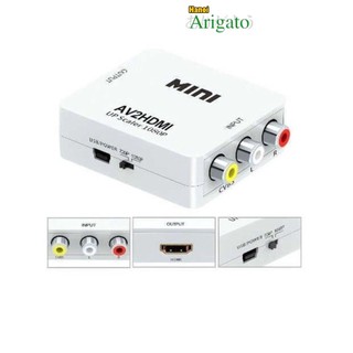 Bộ chuyển AV sang HDMI, chuyển từ cổng av ra cổng hdmi tín hiệu sắc nét Full HD 1080p