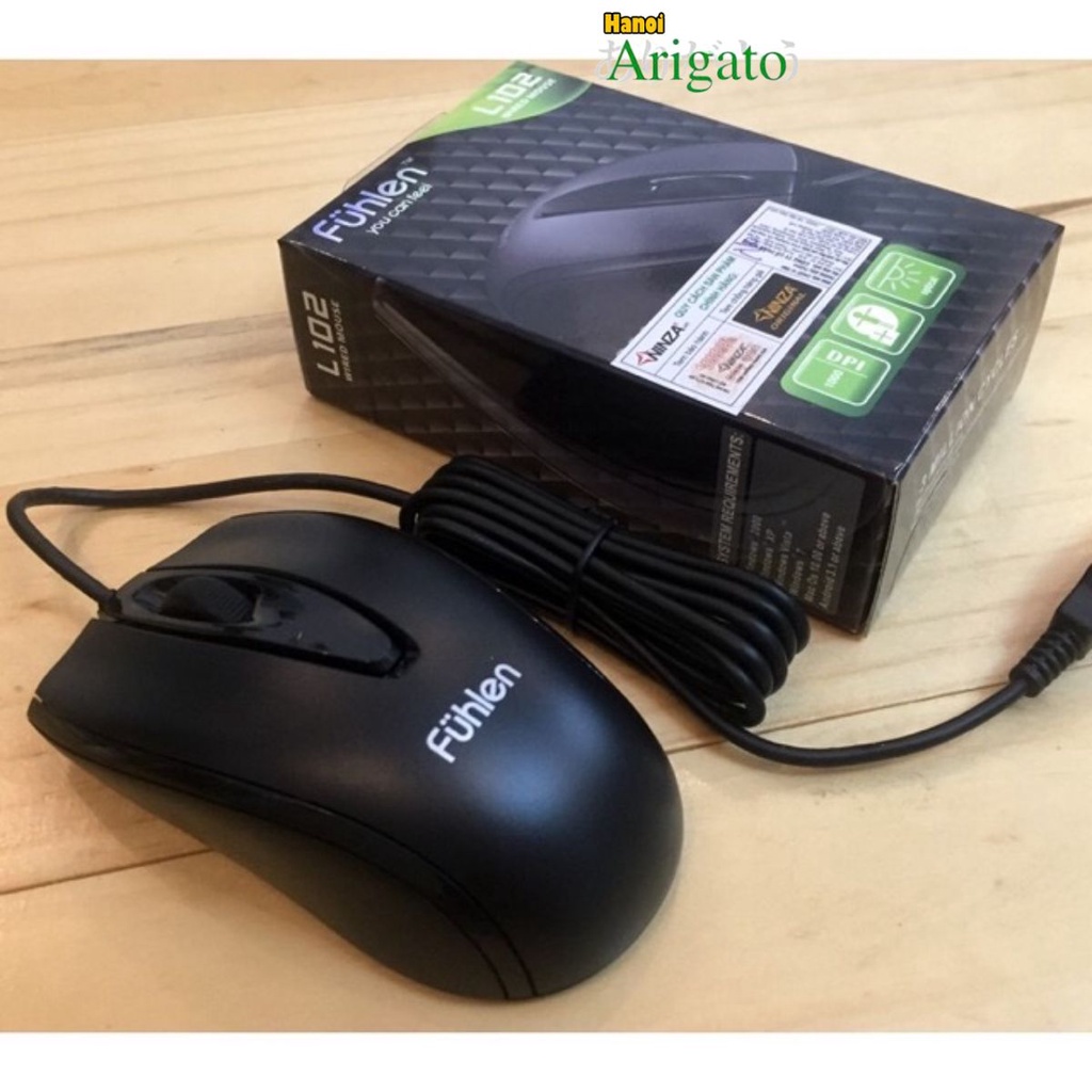 Chuột chơi game, chuột Fulhen L102 chính hãng đa năng tiện lợi