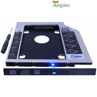 Caddy Bay Sata3 Cho SSD Và HDD 2,5” - Vỏ Nhựa – Size: 9.5mm – Khay Ổ Cứng Thay Thế Ổ DVD