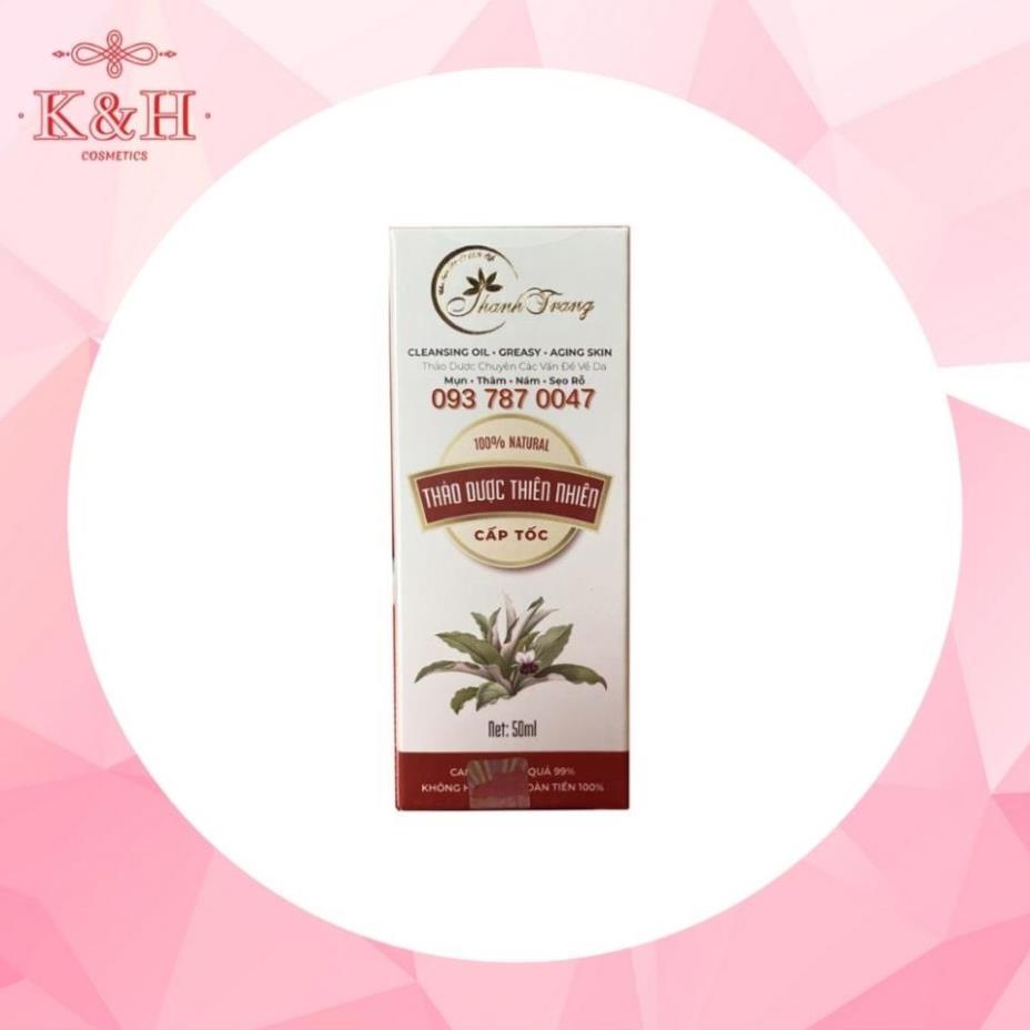 Tặng bột rửa mặt 100gr, Linh Chi Vi Mụn Tái Tạo Da Thanh Trang Trừ Mụn Thâm Nám Sẹo Rỗ