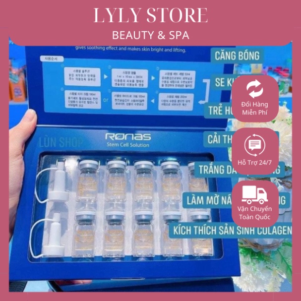 [SALE]  Tế bào gốc ronas stem cell solution hộp 10 lọ - Lyly Store