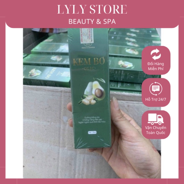 [SALE]  Kem bơ Olic trắng da giảm thâm mụn nâng cơ da hộp 20ml - Lyly Store