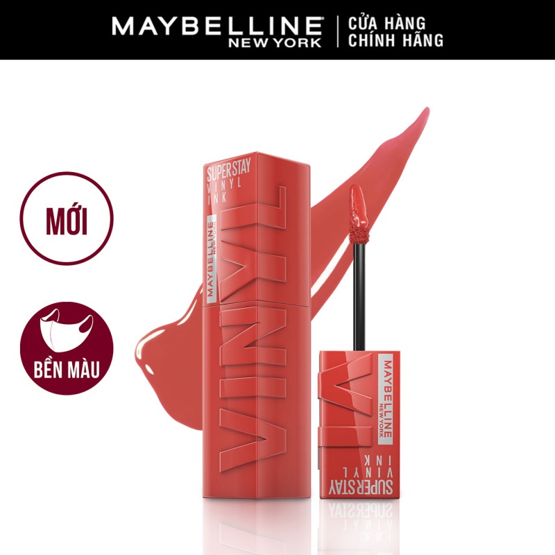 Son Bóng Bền Màu Nhẹ Môi Superstay Vinyl Ink Maybelline New York 4.2ml