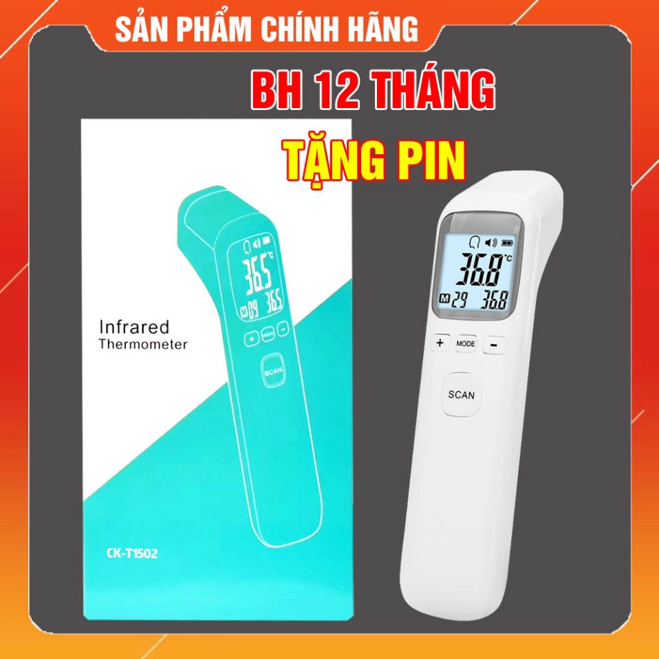 Nhiệt Kế Điện Tử Hồng Ngoại Cảm Ứng Đo Trán Đa Năng Ck-t1803 (HÀNG CHẤT LƯỢNG CAO).