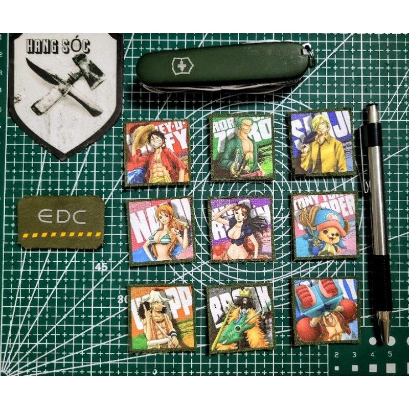 Patch mini chủ đề Vua hải tặc.