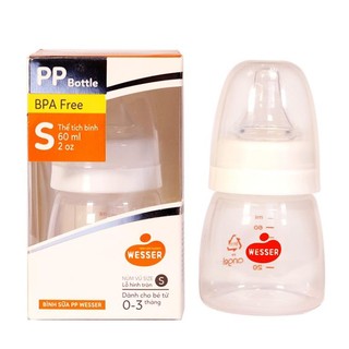 Bình sữa Wesser PP 60ml