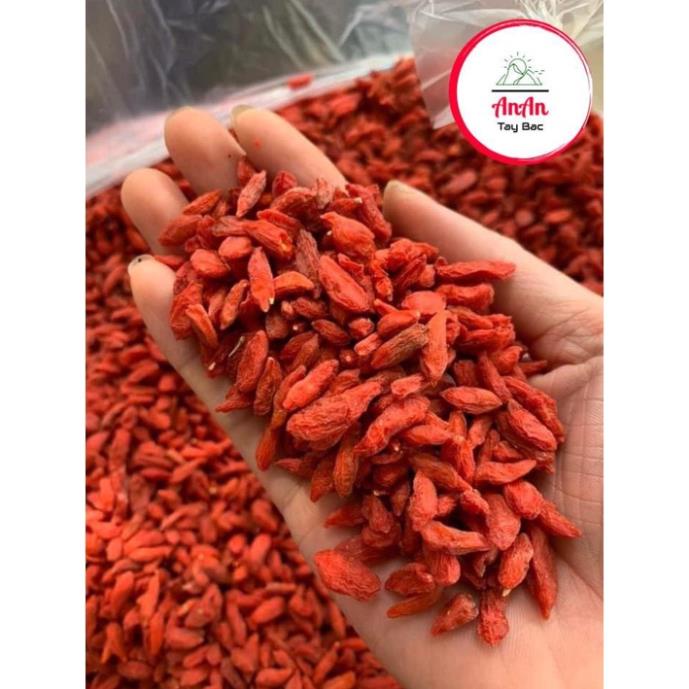 Kỷ Tử Đỏ  500gr Sấy Khô Quả To Đỏ Đều Giúp Đẹp Da, Bổ Máu, Dễ Ngủ, Sáng Mắt