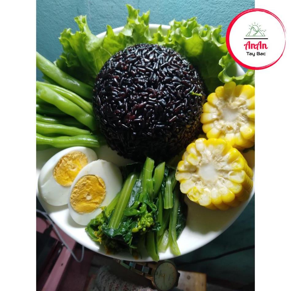 Gạo Lứt đen Điện Biên  loại đặc biệt thơm, ngon, dẻo - AnAn đặc sản Tây Bắc