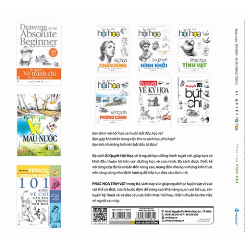 Sách Bí Quyết Hội Họa - Phác Họa Tĩnh Vật  VL