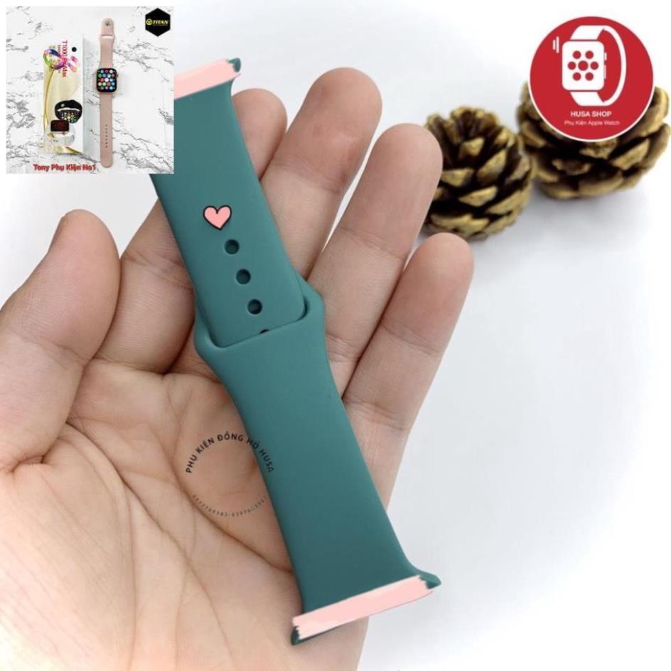 Dây đeo silicon mềm dành cho đồng hồ SS, AW 7/65/4/3/2/1 kích thước 38/40/41/42/44/45