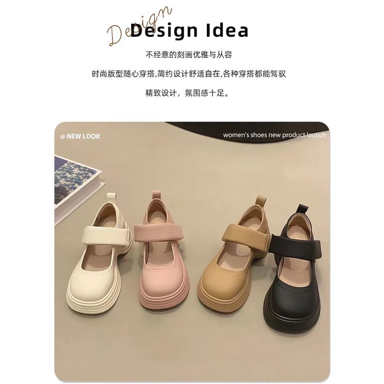 Giày mary jane Mùa Hè 2023 Đế Dày Thoải Mái Hợp Thời Trang Cho Nữ